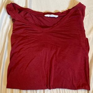 Double Zero Maroon Top